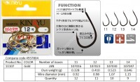 KINRYU 11107 H-Line DaiDai Hiramasa #14 Gold (9pcs)