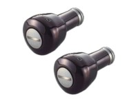 LIVRE Titanium Knob Delta D27BTI-2 #Brown (IP)/Titanium (2pcs)
