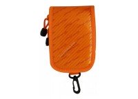 RODIO CRAFT Carbon Wallet Vertical Long #Orange/ Red