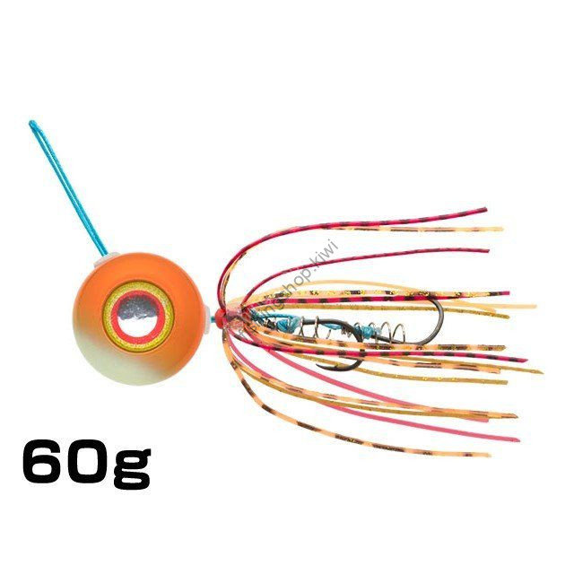 ECOGEAR TG Aquraba Head Kuwase 60g #AH04 Orange Metal Glow (Rig-AK02 Orange Red Tiger)