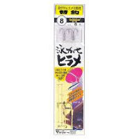 Gamakatsu G LINE incl. SUIGAZEHIRAME (Flounder) Spare Hook for Device (Silver)003 6-6