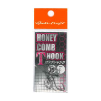 Rodio Craft HONEY COMB T HOOK Long Shank No.6(Fluorine)