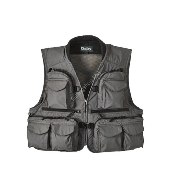 RIVALLEY 5294 RV Stream Guide Vest L Gray