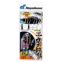 FishingShop.kiwi HAYABUSA Hitotobbi Twist Keimura Rainbow Line HN106 3 Hook Rig 8-3-80 (2pcs) HAYABUSA Hitotobbi Twist Keimura Rainbow Line HN106 3 Hook Rig 8-3-80 (2pcs)