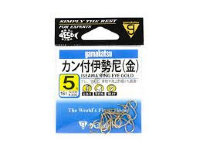 GAMAKATSU Iseama Ring Eye [Gold] #5 (13pcs)