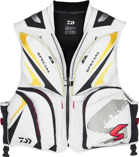 DAIWA DV-1124F Special Barrier Tech Float Short Vest (Light Gray) M