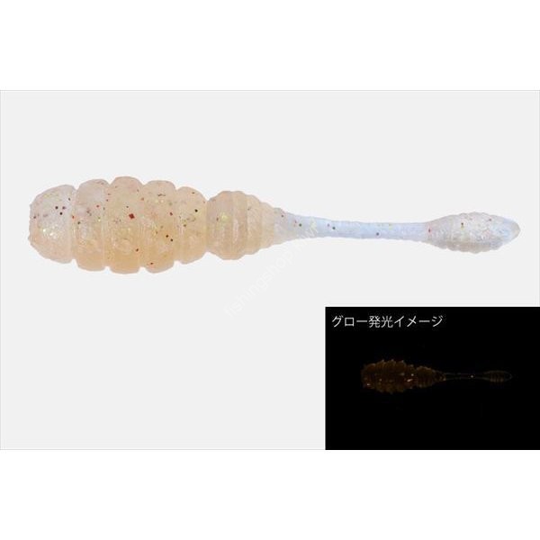 JACKALL Good Meal Pintail 1.5" Glow Crush Clear Krill
