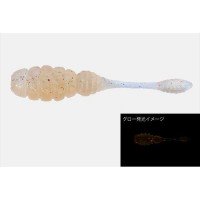 JACKALL Good Meal Pintail 1.5" Glow Crush Clear Krill