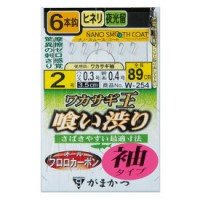 GAMAKATSU Wakasagi Ou Kui-jiru Sode Type 6 Piece Rig 0.5-0.2
