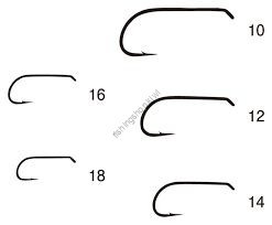 GAMAKATSU S12-1F [Black] #14 (20pcs)