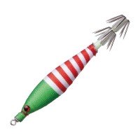 VALLEYHILL Squid Seeker Punirin 2.5 #22 Green / White / Red Stripes