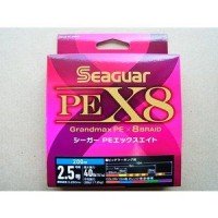 KUREHA Seaguar PE X8 [10m x 5colors] 200m #2.5 (40lb)