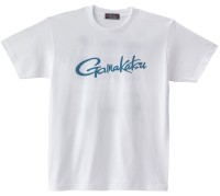 GAMAKATSU GM3711 T-Shirt Cursive Logo (White) L