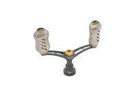 LIVRE 4851 Double Handle Wing 92 Fino Knob for Daiwa #Gunmetal/Gold