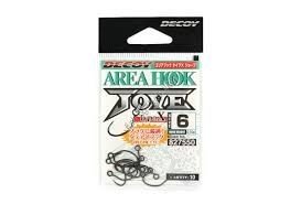DECOY Area Hook Type X Jove AH-10 [Mat Black] #6 (10pcs)