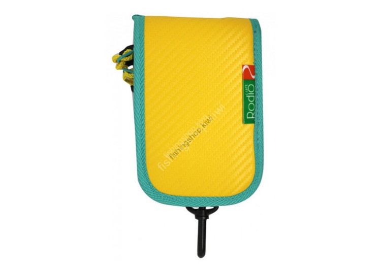 RODIO CRAFT Carbon Wallet Vertical Long #Yellow/Green