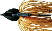 DEPS Flat Back Jig 1oz Silicone Skirt #31 Pumpkin Seed