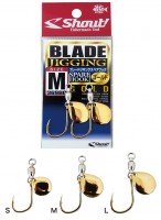 SHOUT! 369BG Blade Jiging Spare Hook 369BG [Gold] L (2pcs)