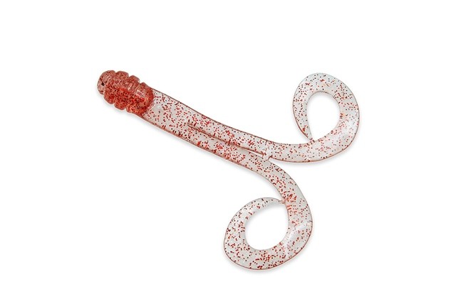 RISE JAPAN Namidama Trailer Double Curly L #TWC08 Clear Red Lame