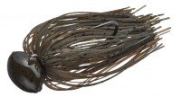 EVERGREEN FOOT BALL JIG SILICON 1 / 2oz #100 DARK GREEN PUMKIN