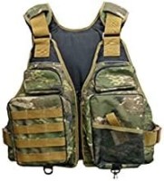 X-SELL NF-2290 Camo Game Floating Vest #Green Camel