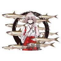 J-LIKE PRODUCT Fish Art Sticker Big Catch Smelt