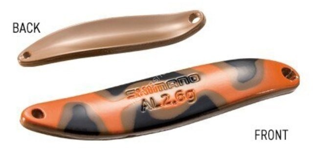 SHIMANO TR-S26R Cardiff Alumi Slim 2.6g #23T Brown Ore Camo