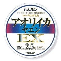 TORAY Toyoflon Aori IkaYaen EX [Natural x10m Marking] 150m #1.5 (6lb)