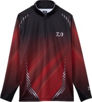 DAIWA DE-7723 Expert Light Zip Shirt (Red) M