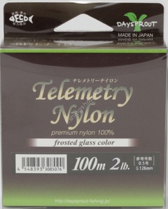 DAYSPROUT Telemetry Nylon [Clear] 100m #0.5 (2lb)