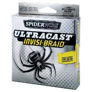 SPIDERWIRE UltraCast Invisi Braid [White] 125yd 50lb Fishing lines