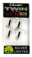 GAMAKATSU Twin RB-M Silver Limited #2 (4pcs)
