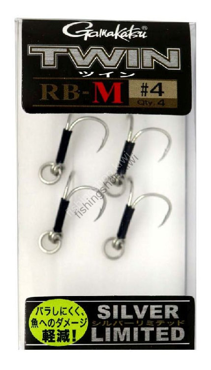 GAMAKATSU Twin RB-M Silver Limited #2 (4pcs)