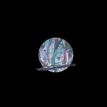 AWABI HONPO Rare Limited Abalone Sheet Medium Format Taiwan / Black