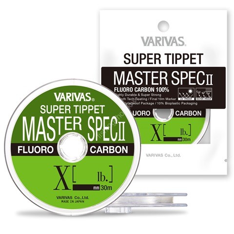 VARIVAS 24098 Super Tippet Master Spec II Fluoro Carbon [Natural] 30m #7X (2.1lb)