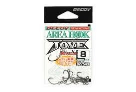 DECOY Area Hook Type X Jove AH-10 [Mat Black] #8 (10pcs)