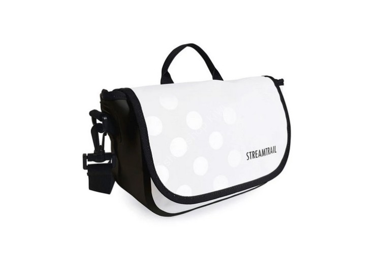 STREAM TRAIL Clam Dot Shoulder Bag #White