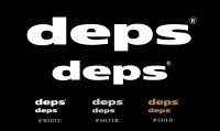DEPS "Deps" Cutting Sticker L Gold