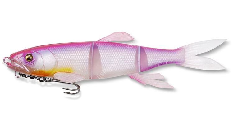 MEGABASS Magdraft Hasu Raver 7'' 42.5g (Sinking) #Pink Back Frozen Hasu