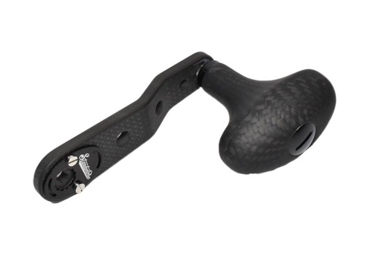 STUDIO COMPOSITE Carbon Crank Handle for RC-BJ Bay Jigging 65-75mm XL Fit Knob #Black