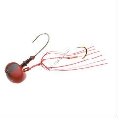 ECOGEAR Oval Tenya No.6 ( M Hook ) #T08 Red Black