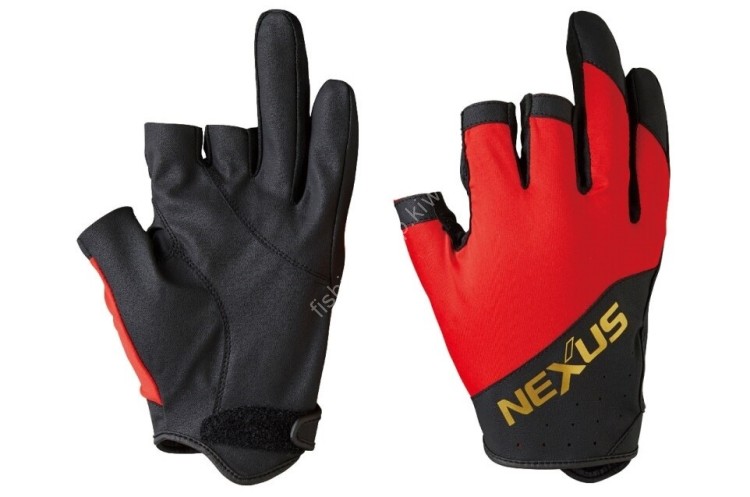 SHIMANO GL-104V Nexus Stretch Gloves 3 (Red) M