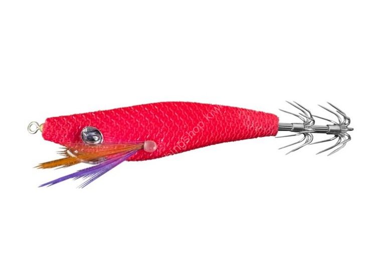 KIZAKURA Egibow Yari Dropper EGI No.1.8 (Red Tape Body) #Red Hot Chili Ebi