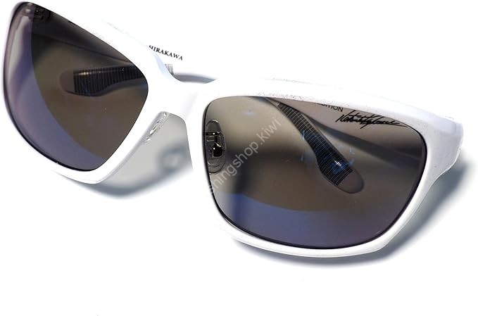 IMAKATSU IK-707 Baccarac LD Sunglasses K.IMAE Special Edition [White *IK Perfect Scan Gray (Blue Mirror)]