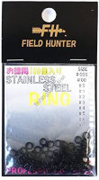 Field Hunter Stainless S. Ring Value pack Black No.0