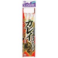 SASAME Karei Bari K-551 [Red] 2 Hook 11-3 (3pcs)