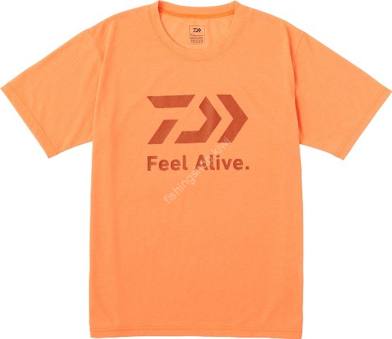DAIWA DE-9524 Feel Alive. Sunblock Shirt (Light Orange) 2XL