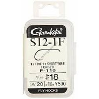 GAMAKATSU S12-1F [Black] #18 (20pcs)