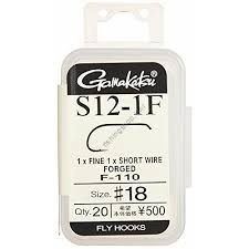 GAMAKATSU S12-1F [Black] #18 (20pcs)