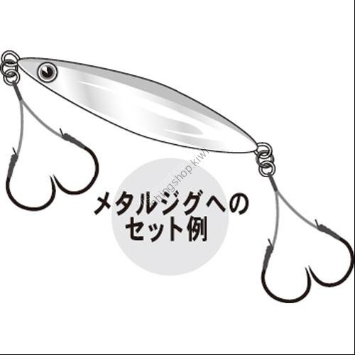 GAMAKATSU Kamaitachi Assist Hook Short [Silver] #2/0 (2pcs)